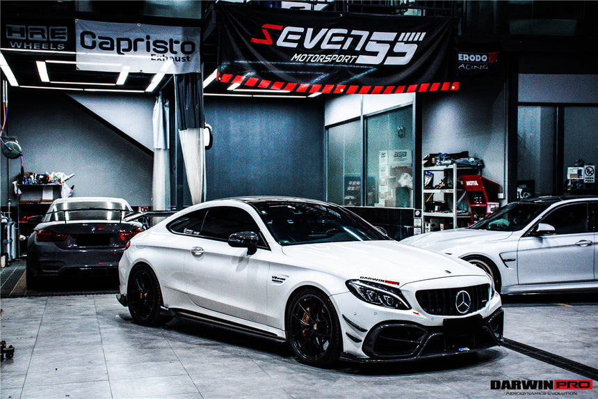 2015-2021 Mercedes Benz C63 / C-Class Coupe IMP Performance Carbon Fiber Side Skirts