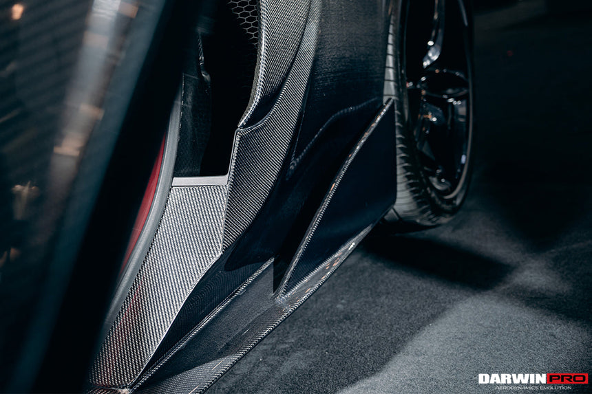 2015-2021 McLaren 600lt 540C 570S Cabon Fiber Side Skirts Under Board
