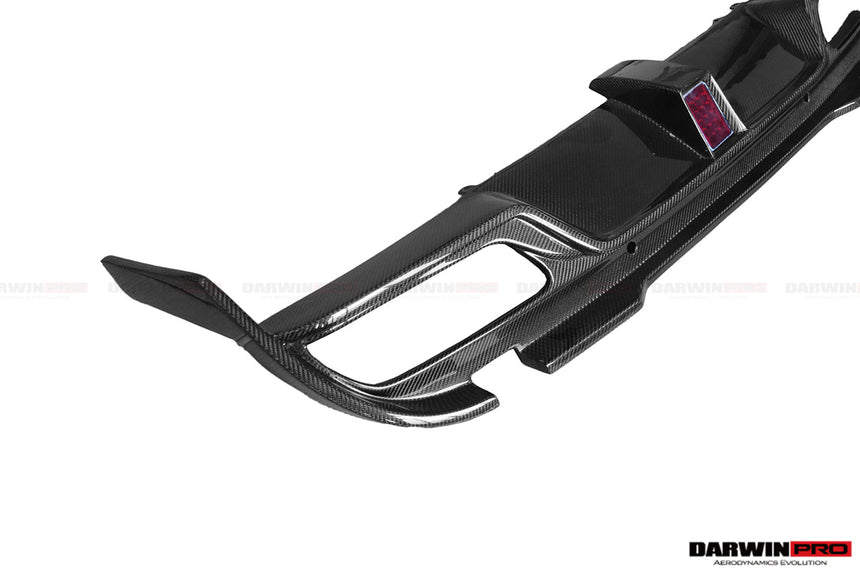 2015-2021 Mercedes Benz W205 C63/S AMG Sedan IMP Performance Carbon Fiber Rear Diffuser w/ Caps
