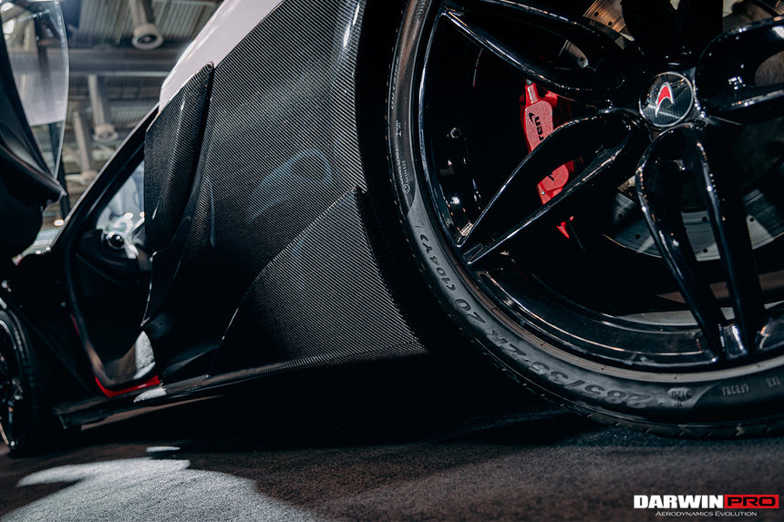 2015-2021 McLaren 600lt 540C 570S Cabon Fiber Side Skirts Under Board