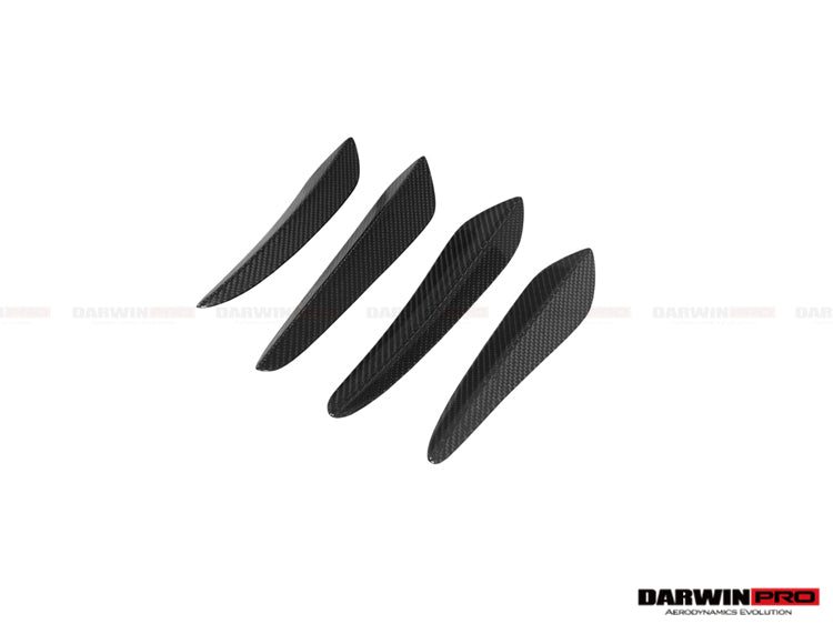 2016-2019 Porsche 911 991.2 Turbo/S BKSS Style Carbon Fiber Front Canards