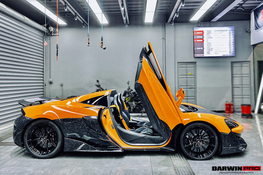 2015-2021 McLaren 600lt 540C 570S Cabon Fiber Side Skirts Under Board