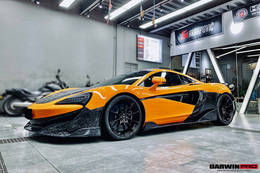 2018-2021 McLaren 600lt Carbon Fiber Quarter Panel Side Scoops