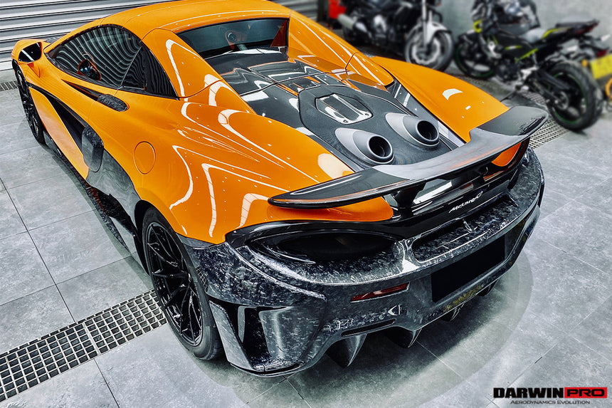 2018-2021 McLaren 600lt Carbon Fiber Rear Bumper Side Canards