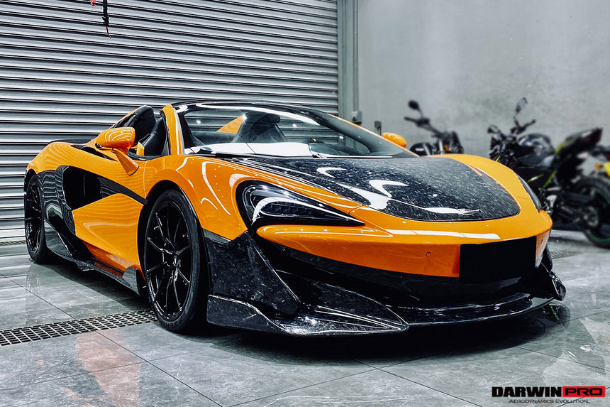 2018-2021 McLaren 600lt Carbon Fiber Front Bumper Side Splitter