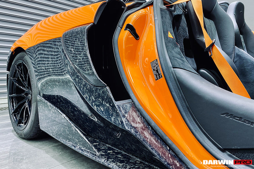 2018-2021 McLaren 600lt Cabon Fiber Quarter Panel Rear Side Skirts