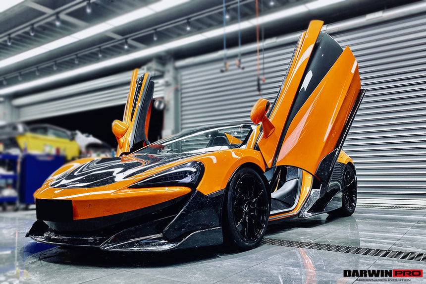 2018-2021 McLaren 600lt Carbon Fiber Front Bumper Side Splitter