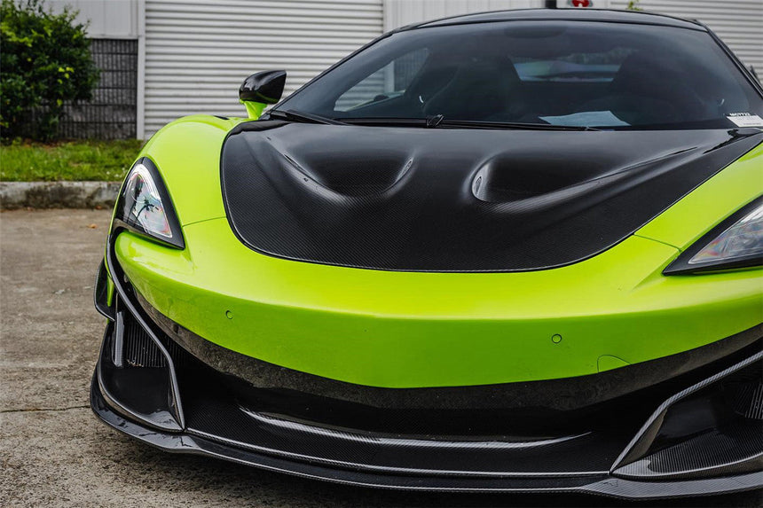 2018-2021 McLaren 600lt / 2015-2021 540c/570s/570gt P1 Style Carbon Fiber Hood