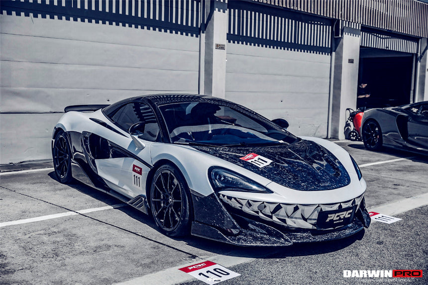 2018-2021 McLaren 600lt Carbon Fiber Front Lip Side Splitter