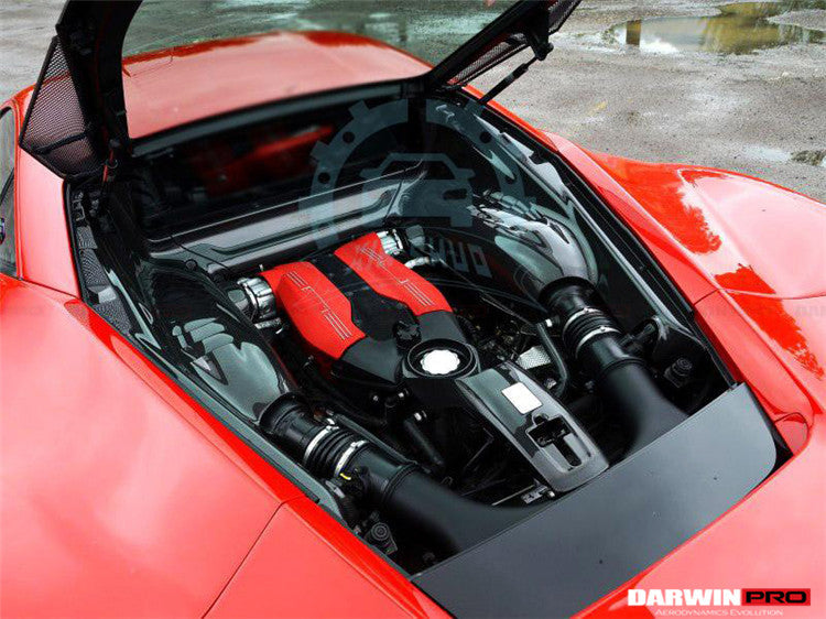 2015-2022 Ferrari 488 GTB/488 PISTA/F8 Dry Carbon Fiber Inner Underscreen panel Replacemnt