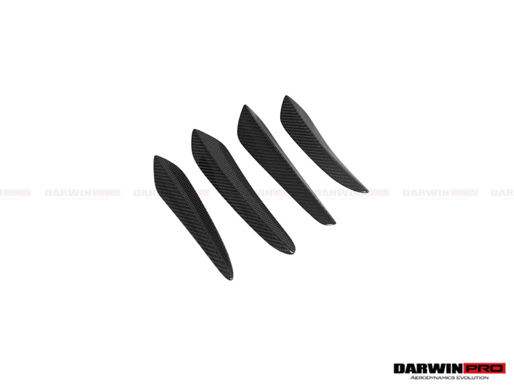 2016-2019 Porsche 911 991.2 Turbo/S BKSS Style Carbon Fiber Front Canards