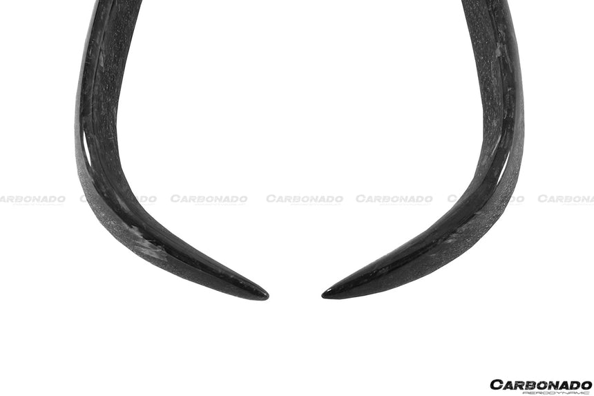 2016-2021 Tesla X SUV RZS Style Carbon Fiber Rear Bumper Canards