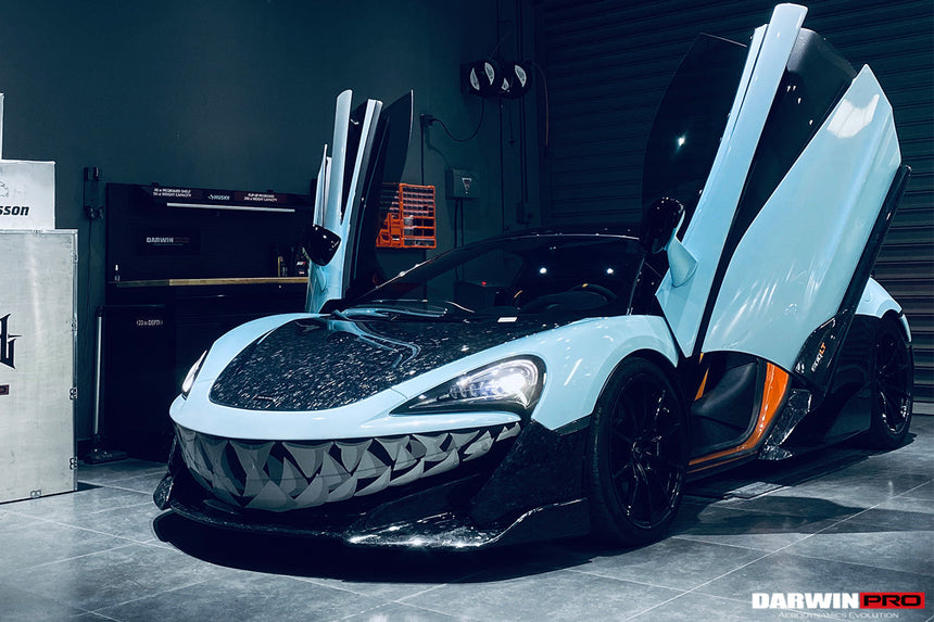 2018-2021 McLaren 600lt Carbon Fiber Front Bumper Side Splitter