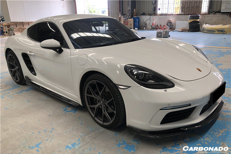 2017-2023 Porsche 718 Cayman/Boxster AM Style Carbon Fiber Side Skirts