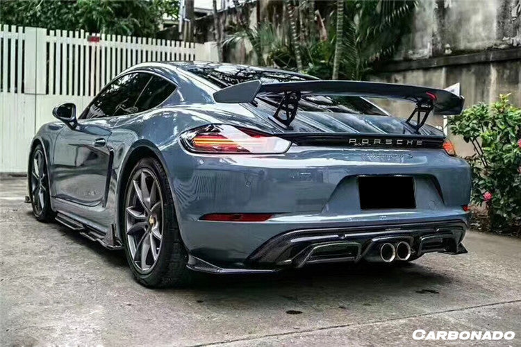 2017-2023 Porsche 718 Cayman/Boxster AM Style Carbon Fiber Side Skirts