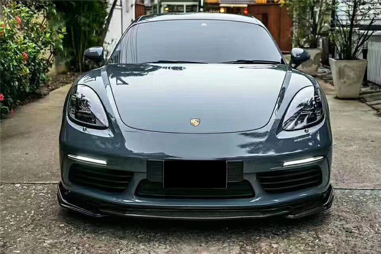 2017-2023 Porsche 718 Cayman/Boxster AM Style Carbon Fiber Front Lip
