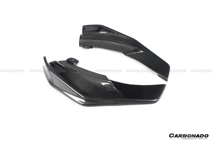 2017-2023 Porsche 718 Cayman/Boxster AM Style Carbon Fiber Rear Lip w/ Caps
