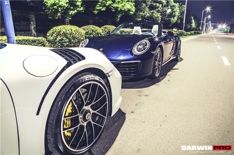 2016-2019 Porsche 911 991.2 Turbo/S GT3RS Style Partial Carbon Fiber Fender