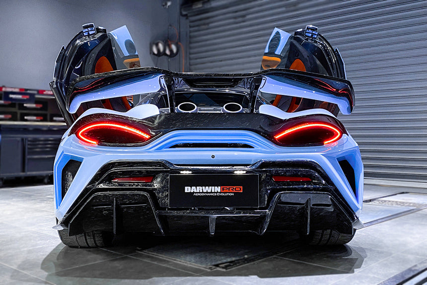 2018-2021 McLaren 600lt BKSS Style Partial Carbon Fiber Rear Bumper