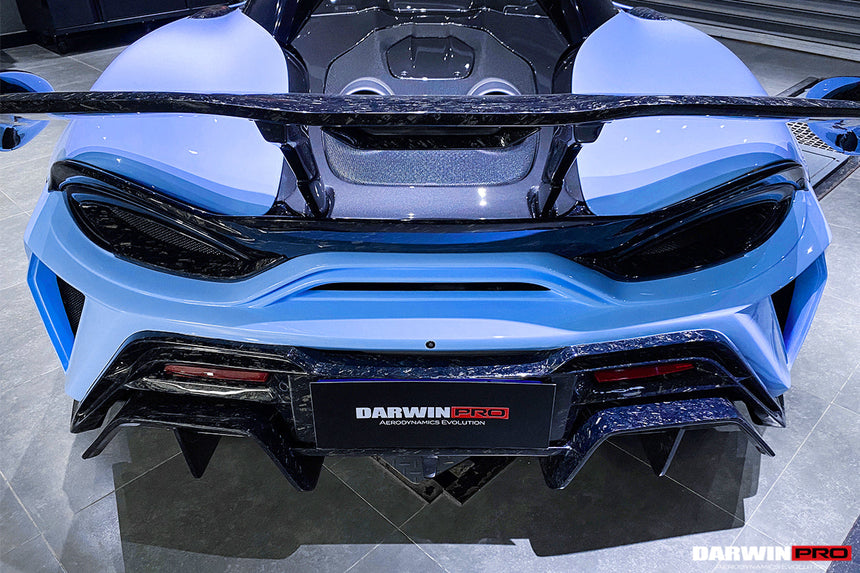 2018-2021 McLaren 600lt BKSS Style Partial Carbon Fiber Rear Bumper