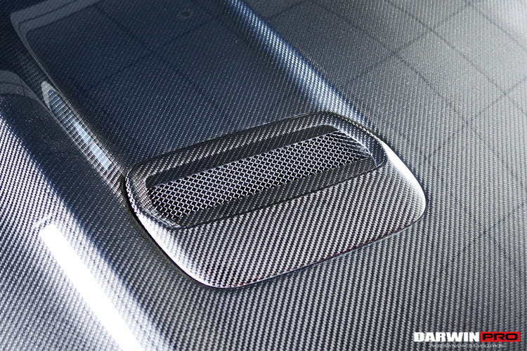 2018-2023 Ford Mustang Carbon Fiber Hood Vents