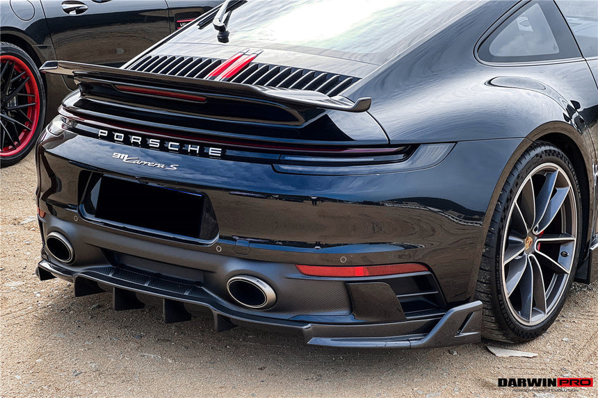 2019-2023 Porsche 911 992 Carrera/Targa S/4/4S/GTS SD-Sport Design Rear Lip (Dont Fit Normal Bumper)