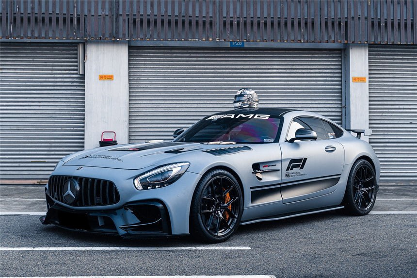 2015-2021 Mercedes Benz AMG GT/GTS/GTC/GTR BK Style Partial Carbon Fiber Front Fender