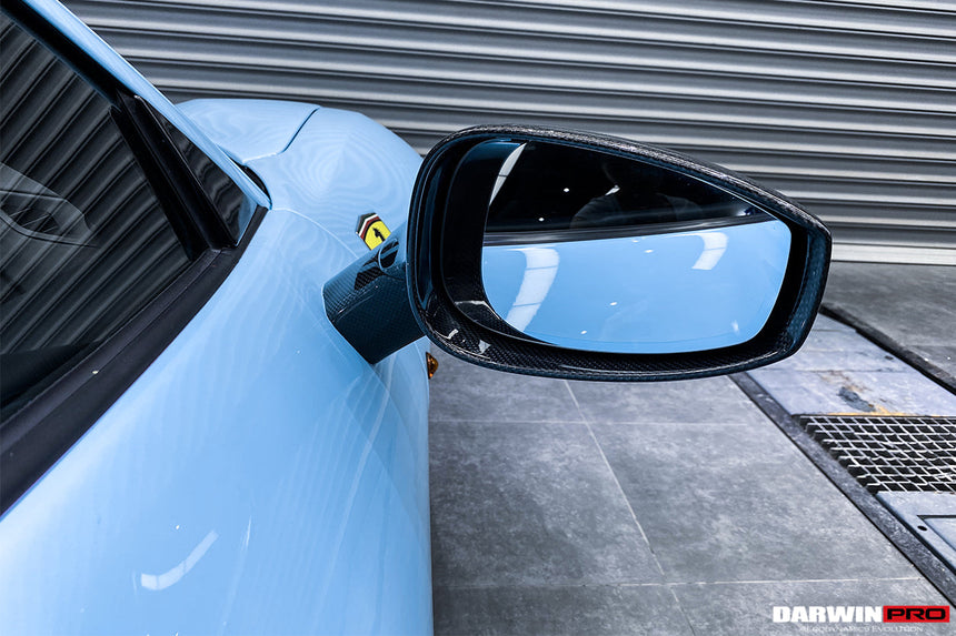 2015-2020 Ferrari 488 GTB/Spyder Carbon Fiber Mirror House & Base Replacement