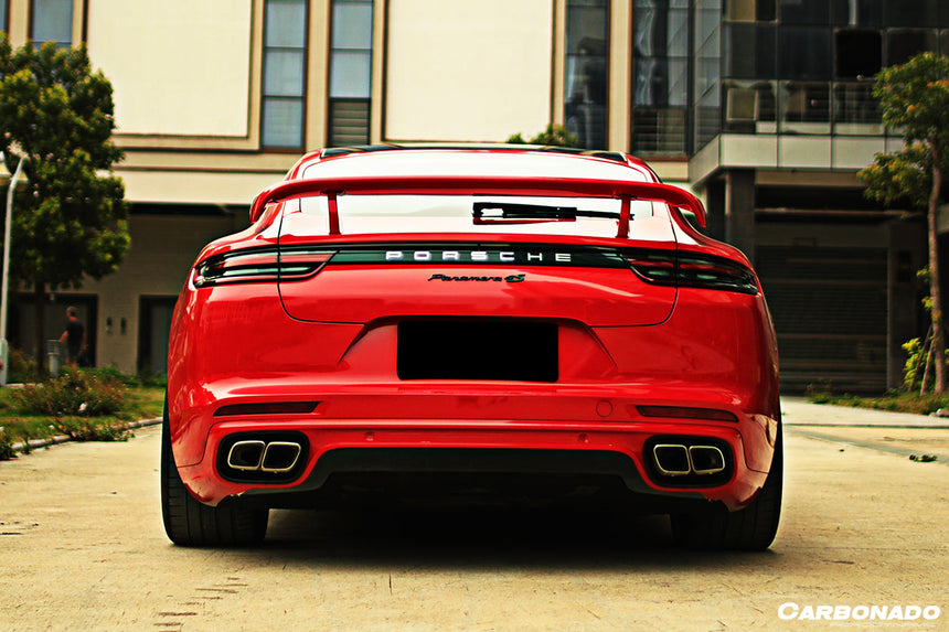 2017-2023 Porsche Panamera 971-1 & 971-2 TA Style Carbon Fiber Trunk Spoiler Wing