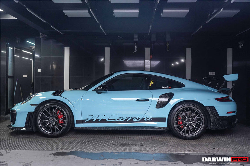 2016-2018 Porsche 911 991.2 Carrera/Targa 4/4S GT2RS Style Carbon Fiber Quarter Panel Side Scoops