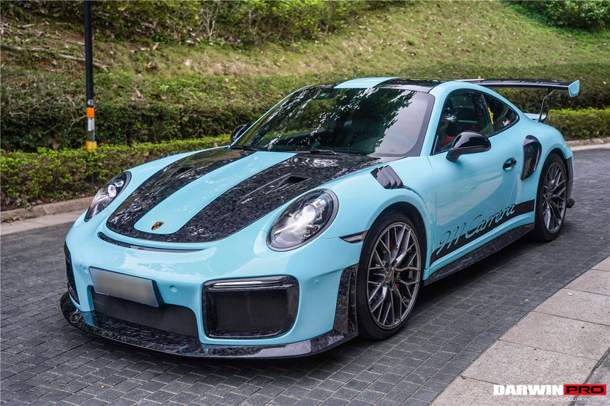 2016-2018 Porsche 911 991.2 Carrera/Targa 4/4S GT2RS Style Carbon Fiber Quarter Panel Side Scoops