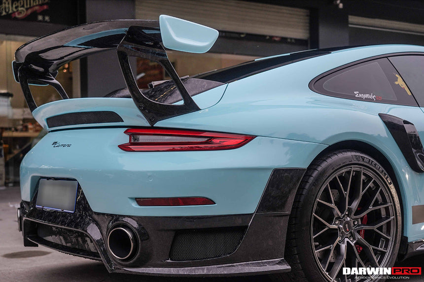 2016-2019 Porsche 911 991.2 Carrera /S GT2RS Style Partial Carbon Fiber Rear Bumper