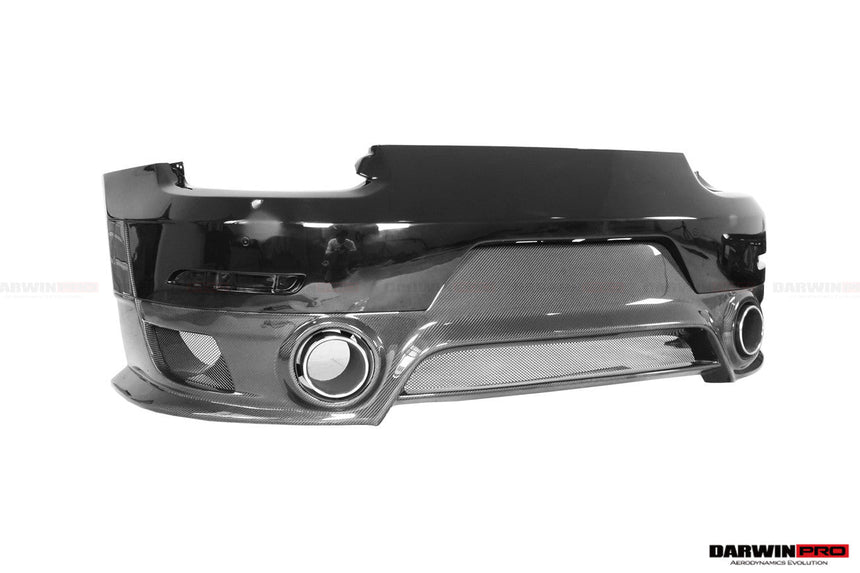 2013-2019 Porsche 911 991 Turbo/S GT2RS Style Partial Carbon Fiber Rear Bumper