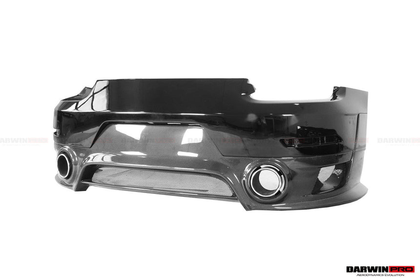 2013-2019 Porsche 911 991 Turbo/S GT2RS Style Partial Carbon Fiber Rear Bumper