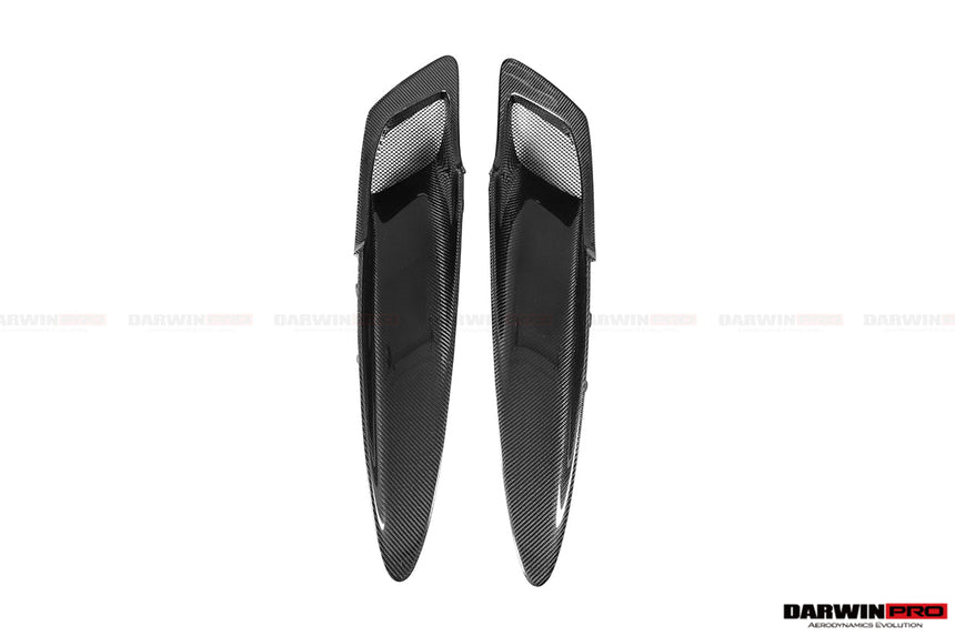 2017-2021 McLaren 720s Dry Carbon Fiber Rear Trunk Air Intake Vents Replacement