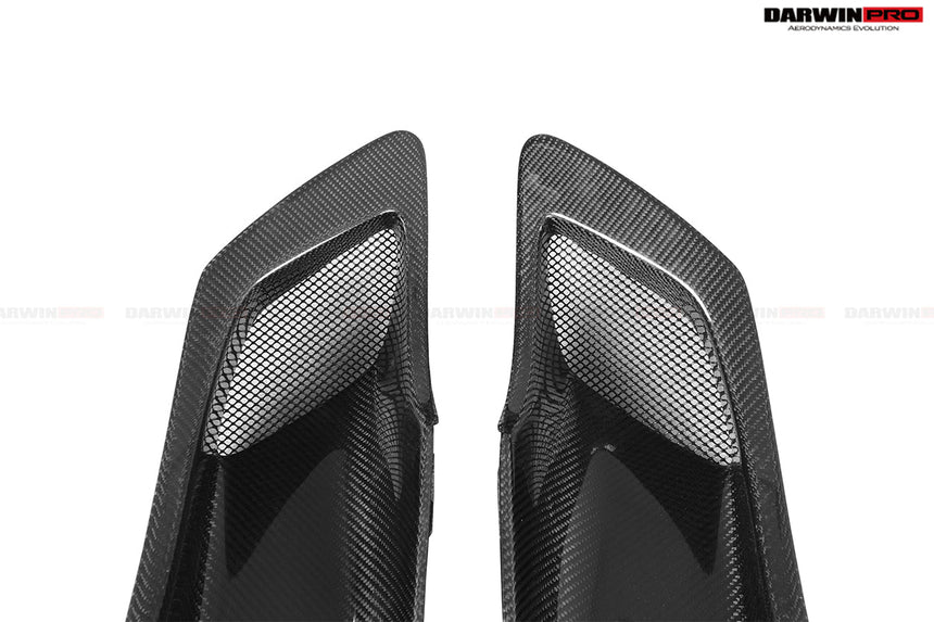 2017-2021 McLaren 720s Dry Carbon Fiber Rear Trunk Air Intake Vents Replacement