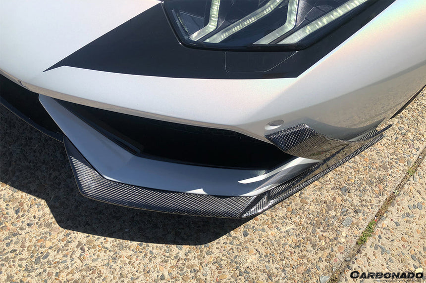 2015-2020 Lamborghini Huracan LP610 MD Style Carbon Fiber Front Lip