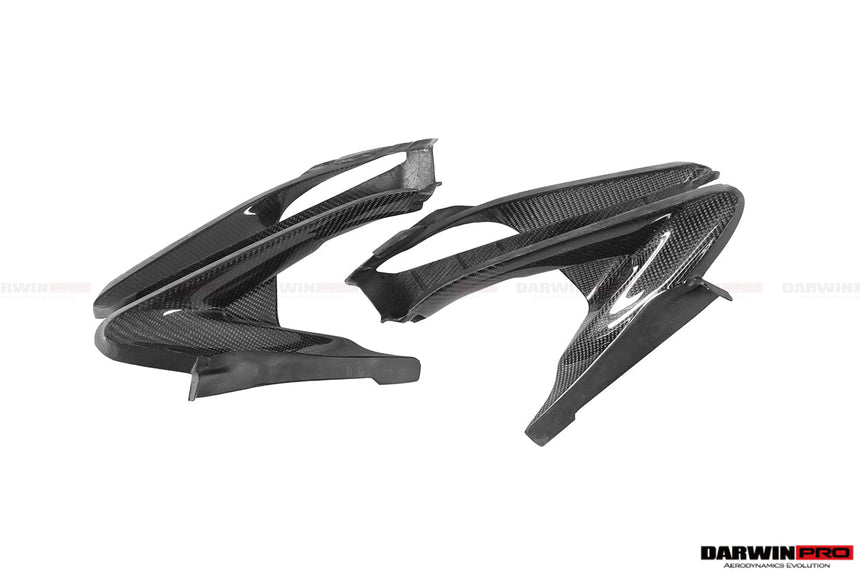 2017-2020 McLaren 720s Dry Carbon Fiber Headlight Inserts Tim Replacement