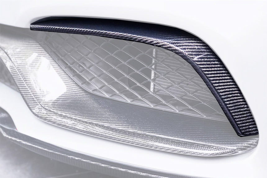 2015-2021 Mercedes Benz W205 C63/S AMG Carbon Fiber Front Canards