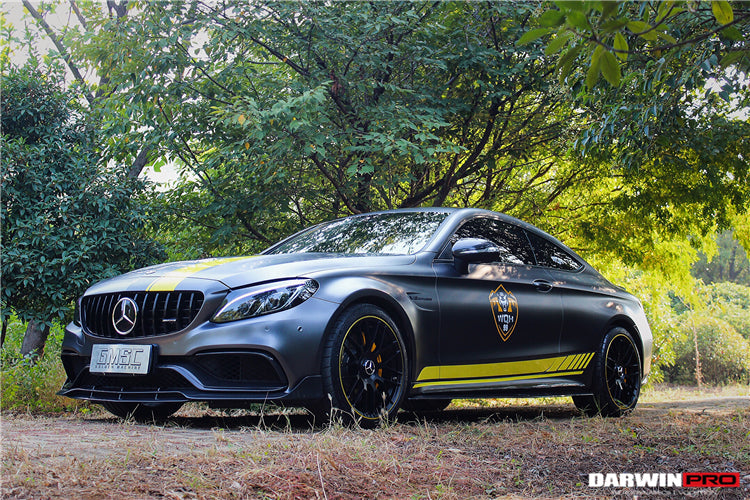 2015-2021 Mercedes Benz W205 C63/S AMG Carbon Fiber Front Canards