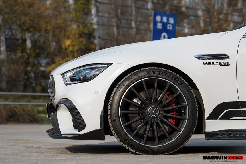 2019+ Mercedes Benz AMG GT63/S 4Door Coupe X290 Carbon Fiber Front Canards