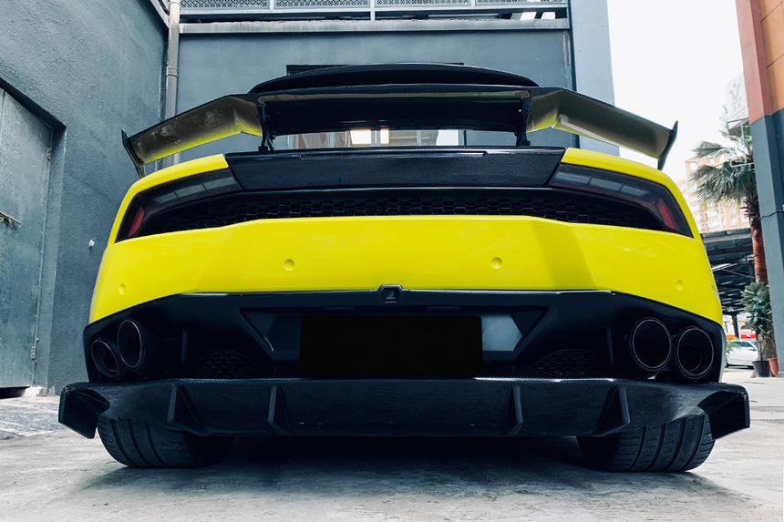 2015-2020 Lamborghini Huracan LP610 DC Style Rear Diffuser