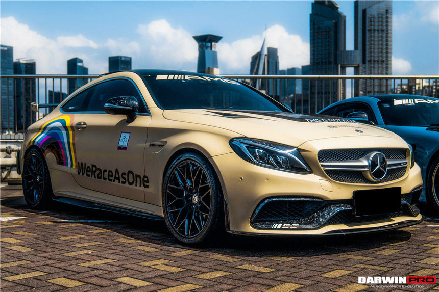 2015-2021 Mercedes Benz C-Class W205 Coupe PS Style Side Skirts