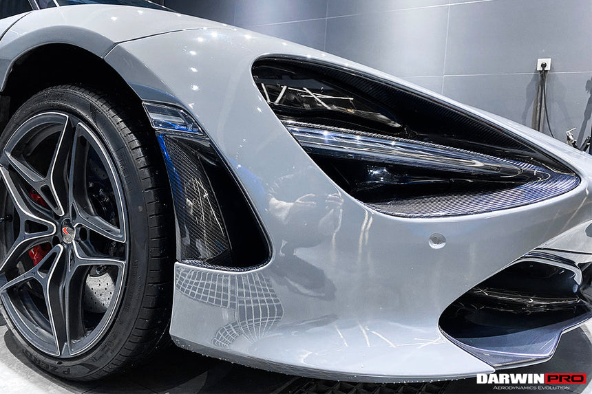 2017-2020 McLaren 720s Carbon Fiber Front Bumper Side Air Vents Replacement