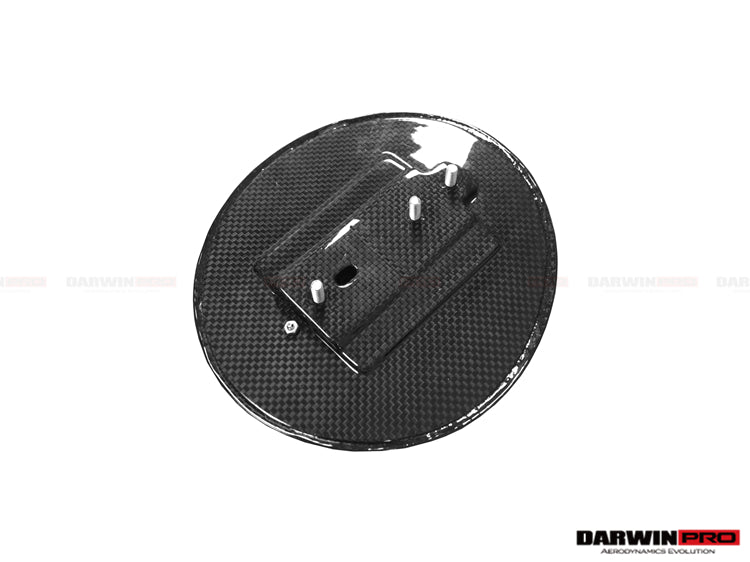 Ferrari 812 Dry Carbon Fiber Fuel Door With Logo Repalement