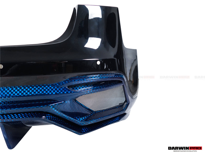 2017-2020 Tesla Model 3 IMP Performance Partial Carbon Fiber Rear Bumper