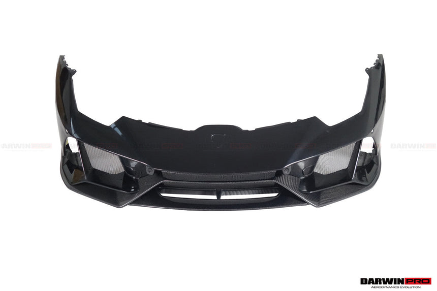 2015-2022 Lamborghini Huracan LP610/LP580/EVO EVO-4WD Style Partial Carbon Front Bumper