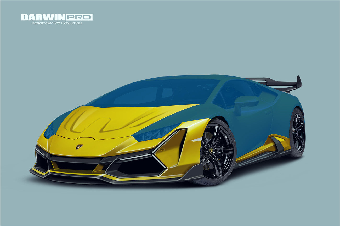 2015-2022 Lamborghini Huracan LP610/LP580/EVO BKSSII Style Front Bumper