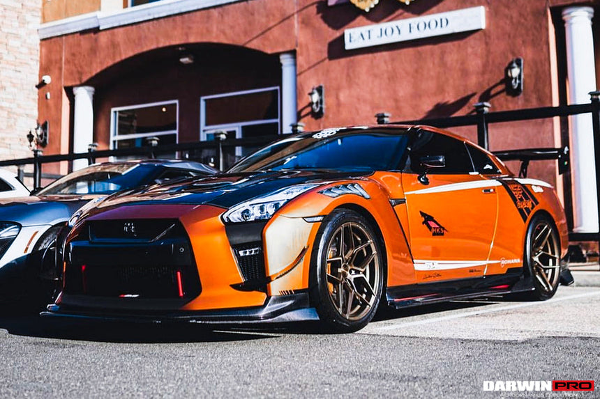 2017-2022 Nissan GTR R35 EBA BKSS Style Carbon Fiber Front Lip