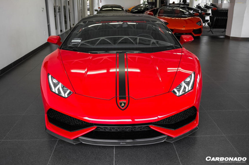 2015-2020 Lamborghini Huracan LP610 VRS Style Carbon Fiber Front Lip